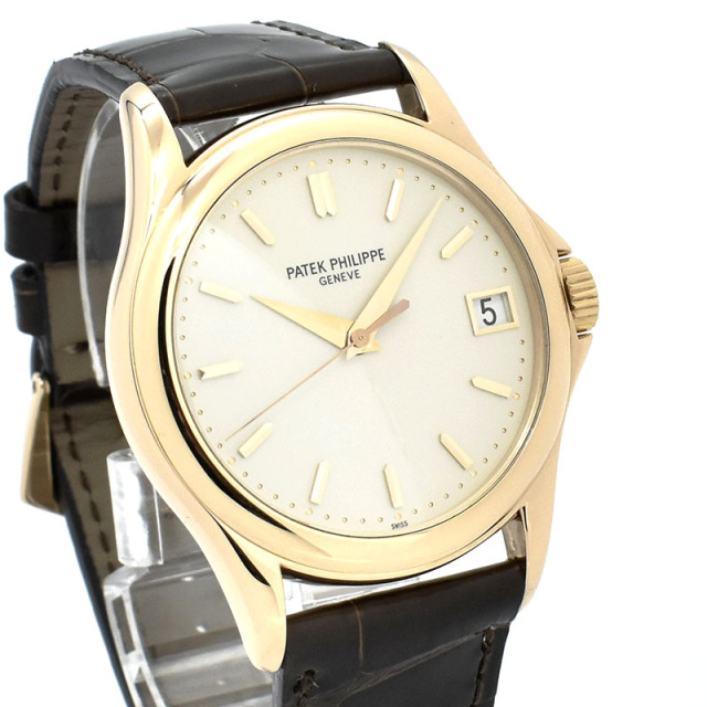 パテックフィリップ PATEK PHILIPPE カラトラバ Ref.5107R-001 37mm 18KRG 自動巻き USED 中古