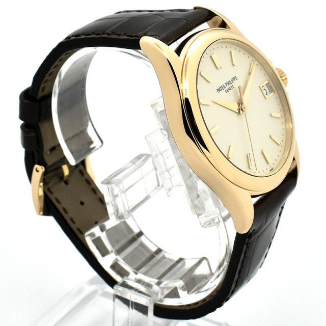 パテックフィリップ PATEK PHILIPPE カラトラバ Ref.5107R-001 37mm 18KRG 自動巻き USED 中古