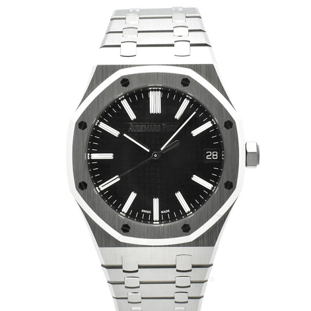 オーデマ・ピゲ　AUDEMARS PIGUET　ロイヤルオーク オートマティック 50周年記念　15510ST.OO.1320ST.02　41mm　ブラック　未使用品