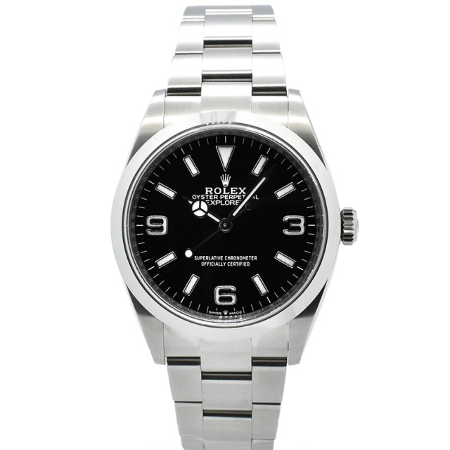 ロレックス　ROLEX　エクスプローラー1　Ref.124270　36mm　ブラック　USED　中古