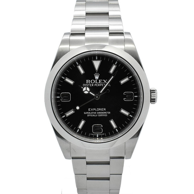 ロレックス　ROLEX　エクスプローラー1　Ref.214270　SS　39mm　ブラックアウト　ランダム番　USED　中古
