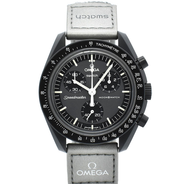オメガ×スウォッチ　OMEGA×Swatch　ミッション トゥ マーキュリー　SO33A100　バイオセラミック　42mm　USED　中古