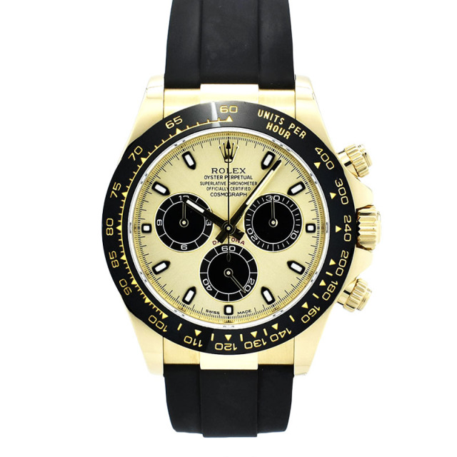 ロレックス　ROLEX　デイトナ　116518LN　シャンパン/ブラック　オイスターフレックス　18KYG　USED　中古