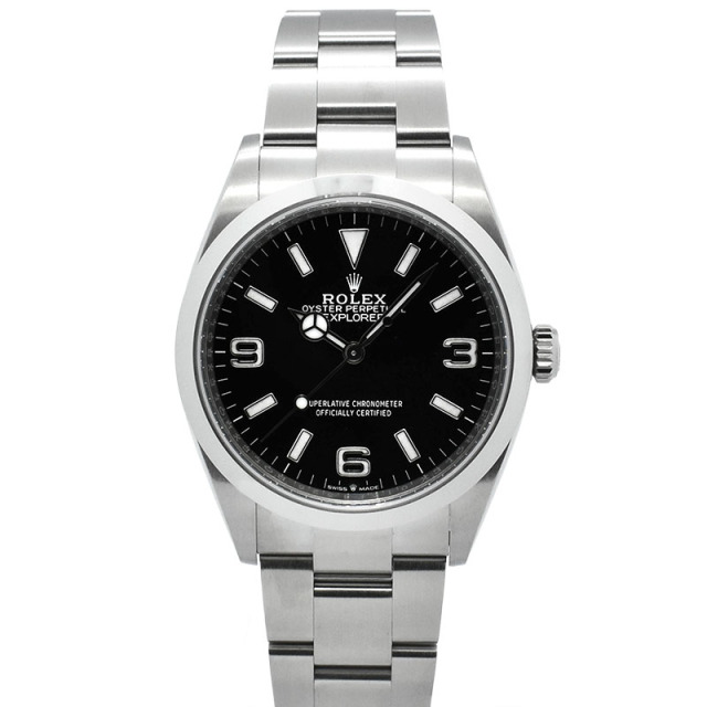 ロレックス　ROLEX　エクスプローラー1　Ref.124270　36mm　ブラック　未使用品