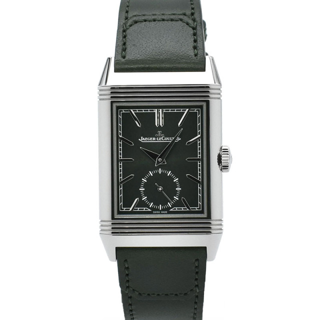 ジャガールクルト　Jaeger LeCoultre　レベルソ トリビュート スモールセコンド　Q397843J　45.6×27.4mm　グリーン　手巻き　未使用品