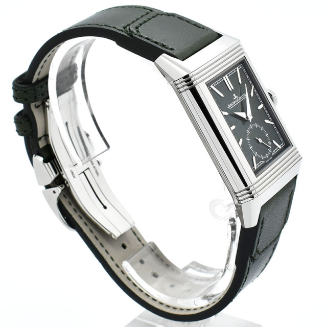 ジャガールクルト Jaeger LeCoultre レベルソ トリビュート スモールセコンド Q397843J 45.6×27.4mm グリーン 手巻き 未使用品