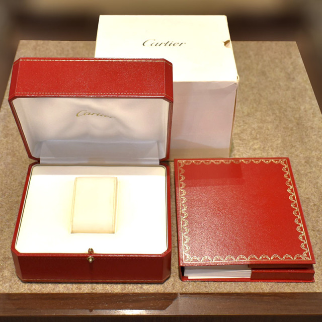 カルティエ CARTIER ミニサントスドゥモワゼル ベゼルダイヤ WF9011Z8 24×18.7mm 18KPG クォーツ USED 中古