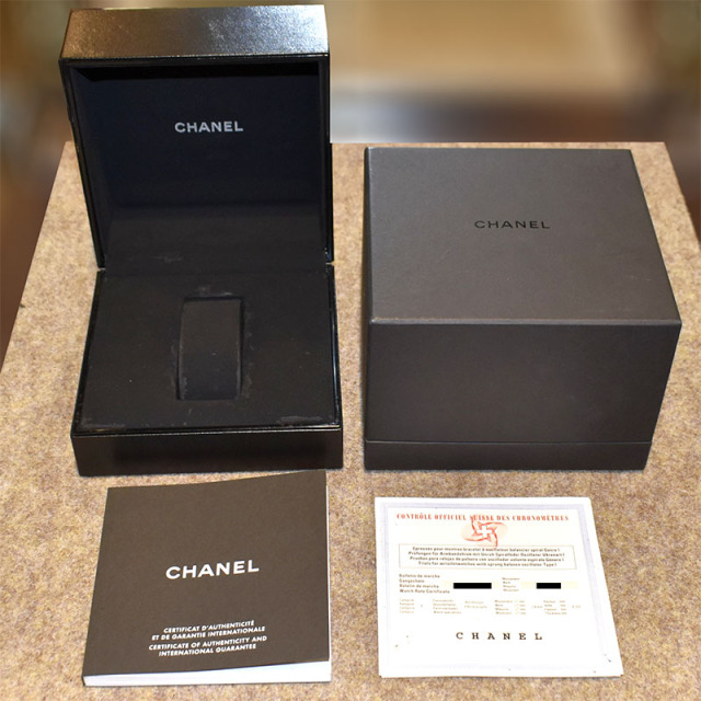 シャネル CHANEL J12 クロノグラフ Ref.H2419 9Pダイヤ 41mm USED 中古