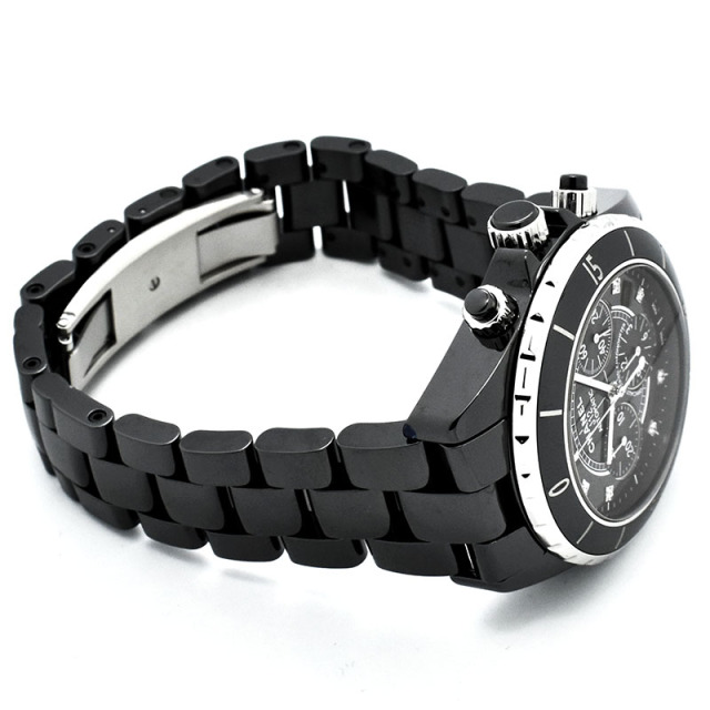 シャネル CHANEL J12 クロノグラフ Ref.H2419 9Pダイヤ 41mm USED 中古