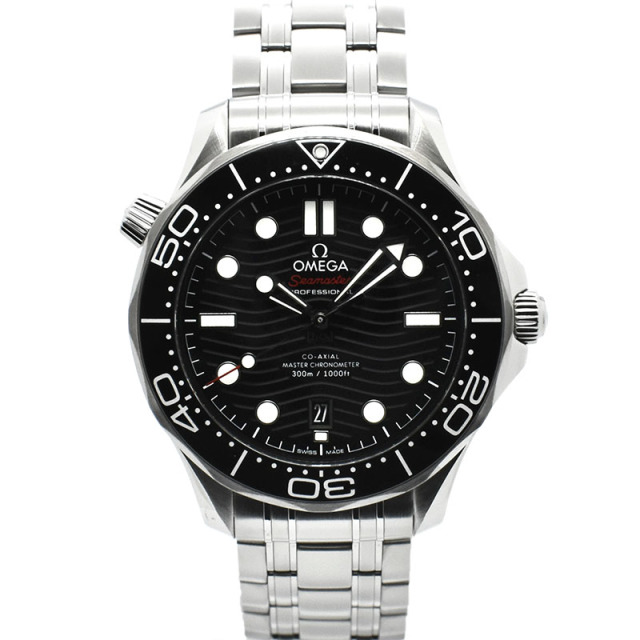 オメガ OMEGA シーマスター300 コーアクシャル マスタークロノメーター 210.30.42.20.01.001 ブラック 42mm USED 中古