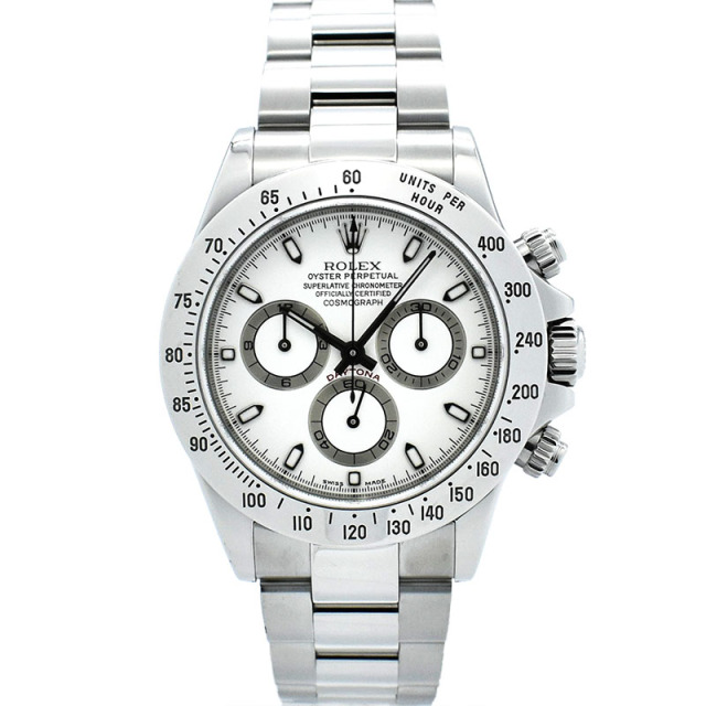 ロレックス　ROLEX　デイトナ　Ref.116520　アイボリー(クリーム)ダイヤル　K番　USED　中古