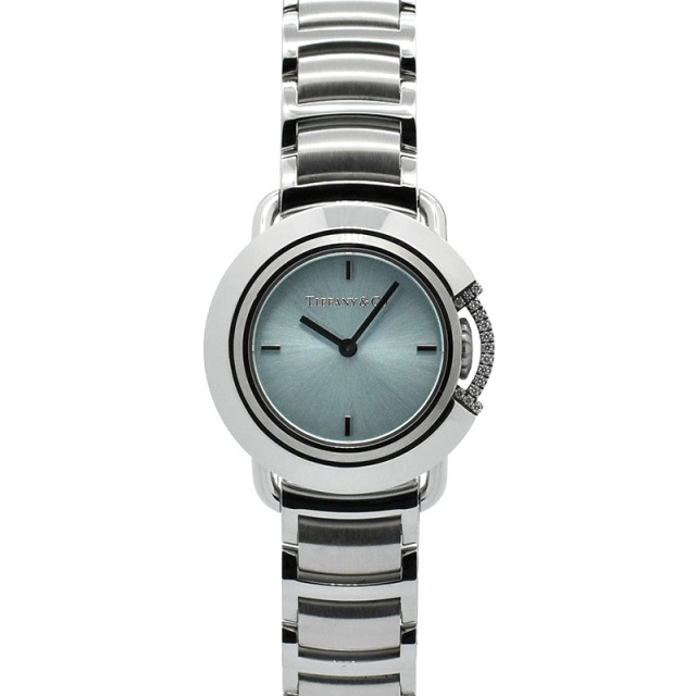 ティファニー　TIFFANY&Co.　ティファニーT　Ref.68477409　500本限定　ティファニーブルー　25mm　USED　中古