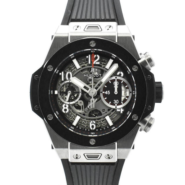 ウブロ　HUBLOT　ビッグバン ウニコ チタニウム セラミック　441.NM.1170.RX　42mm　USED　中古