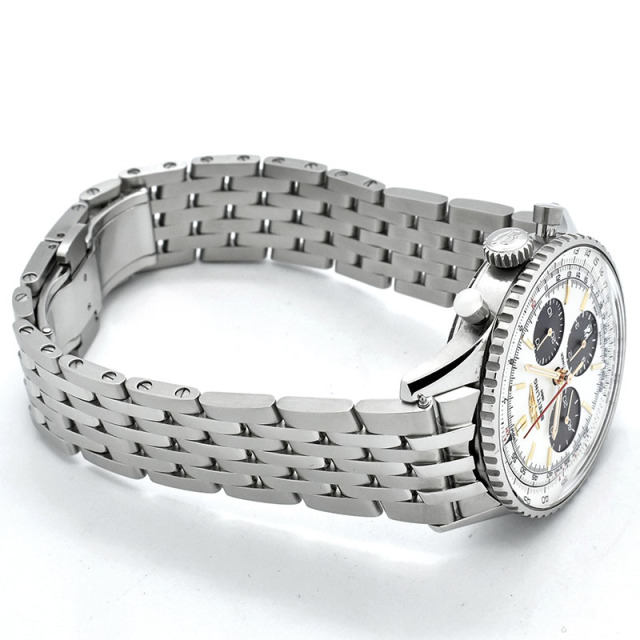 ブライトリング BREITLING ナビタイマーB01 クロノグラフ 41 ジャパンリミテッド AB0139211A1A1 ホワイトシェル USED 中古