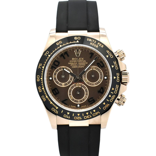 ロレックス　ROLEX　デイトナ　Ref.116515LN　18KERG　チョコレートブラウン　オイスターフレックス　USED　中古