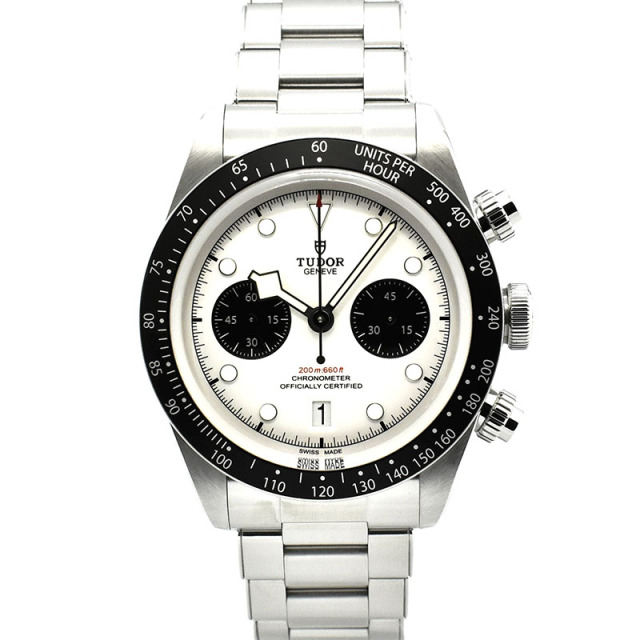 チューダー(チュードル)　TUDOR　ヘリテージ ブラックベイ クロノ　Ref.79360N　41mm　ホワイト　未使用品