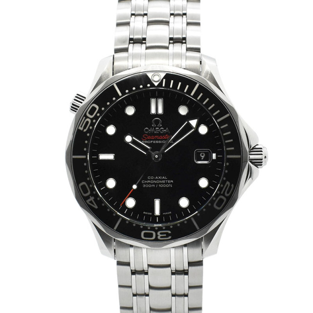 オメガ　OMEGA　シーマスター300 コーアクシャル　212.30.41.20.01.003　ブラック　41mm　USED　中古