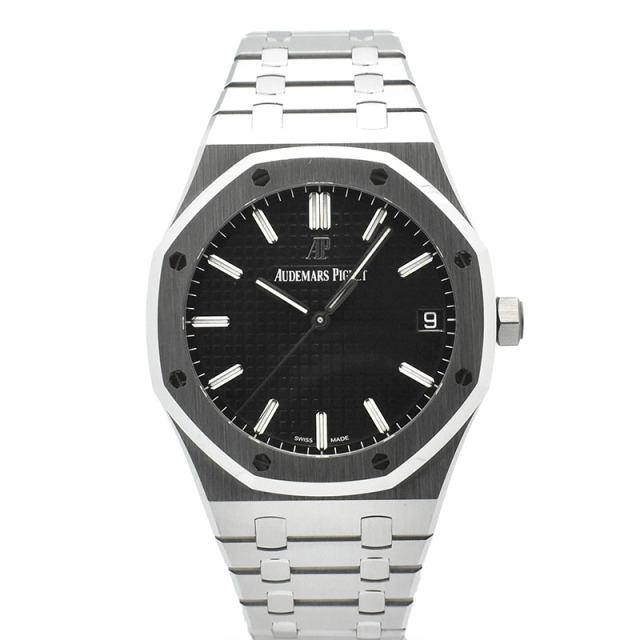 オーデマ・ピゲ　AUDEMARS PIGUET　ロイヤルオーク オートマティック　15500ST.OO.1220ST.03　41mm　ブラック　USED　中古
