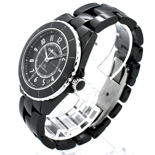 シャネル CHANEL J12 キャリバー12.1 H5697 38mm 自動巻き ブラック USED 中古