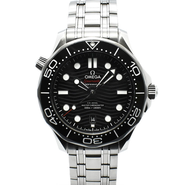 オメガ　OMEGA　シーマスター300 コーアクシャル マスタークロノメーター　210.30.42.20.01.001　ブラック　42mm　未使用品