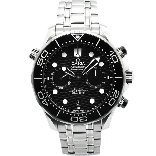 オメガ　OMEGA　シーマスター300 コーアクシャル マスタークロノメーター クロノグラフ　210.30.44.51.01.001　44mm　ブラック　USED　中古