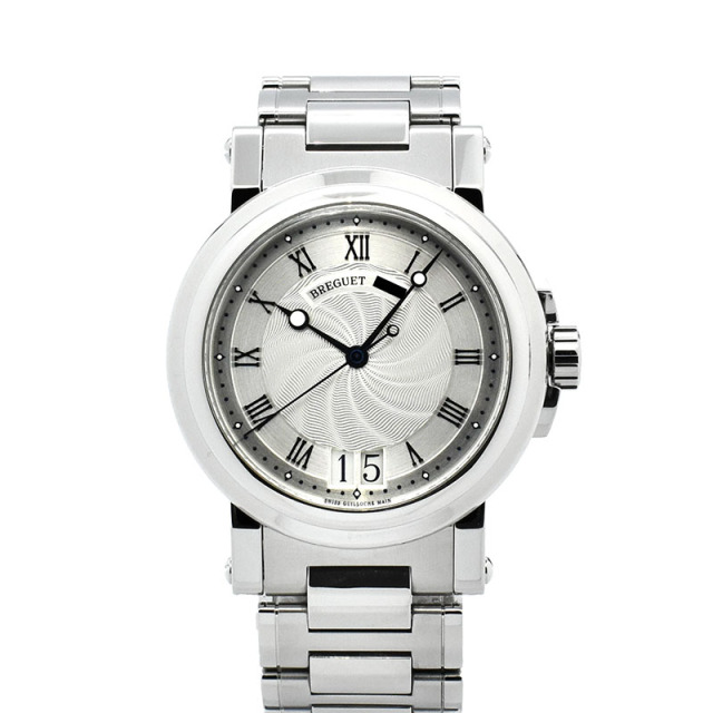 ブレゲ　BREGUET　マリーン2 ラージデイト　5817ST/12/SMO　SS　シルバー　39mm　USED　中古