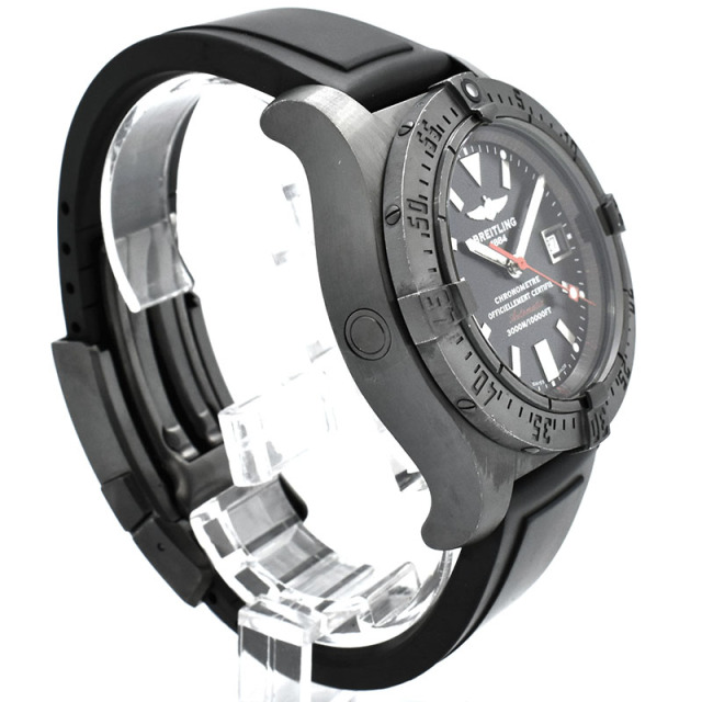 ブライトリング BREITLING アベンジャー シーウルフ ブラックスティール M17330 世界1000本限定 45mm USED 中古