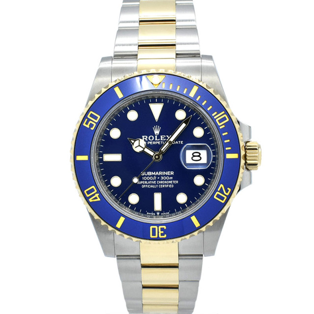ロレックス　ROLEX　サブマリーナデイト　Ref.126613LB　18KYG/SS　41mm　USED　中古