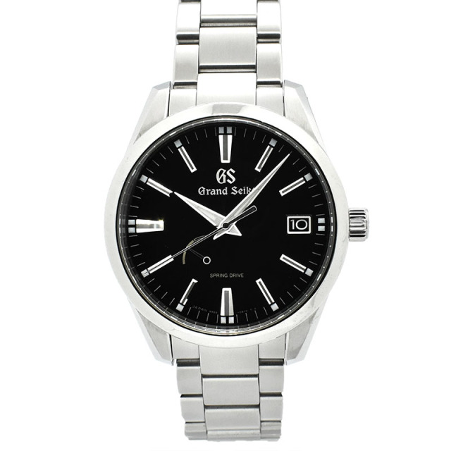 グランドセイコー　GRAND SEIKO　スプリングドライブ パワーリザーブ　SBGA301　ブラック　40.5mm　USED　中古