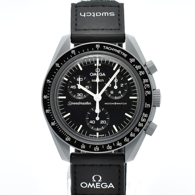 オメガ×スウォッチ　OMEGA×Swatch　ミッション トゥ ザ ムーン　SO33M100　バイオセラミック　42mm　未使用品