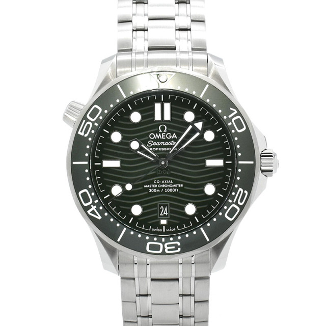 オメガ　OMEGA　シーマスター300 コーアクシャル マスタークロノメーター　210.30.42.20.10.001　グリーン　42mm　未使用品