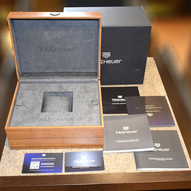 タグホイヤー TAG HEUER オータヴィア 60周年アニバーサリー フライバック クロノグラフ CBE511B.FC8279 42mm USED 中古