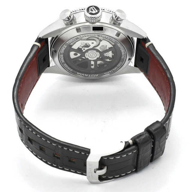 タグホイヤー TAG HEUER オータヴィア 60周年アニバーサリー フライバック クロノグラフ CBE511B.FC8279 42mm USED 中古