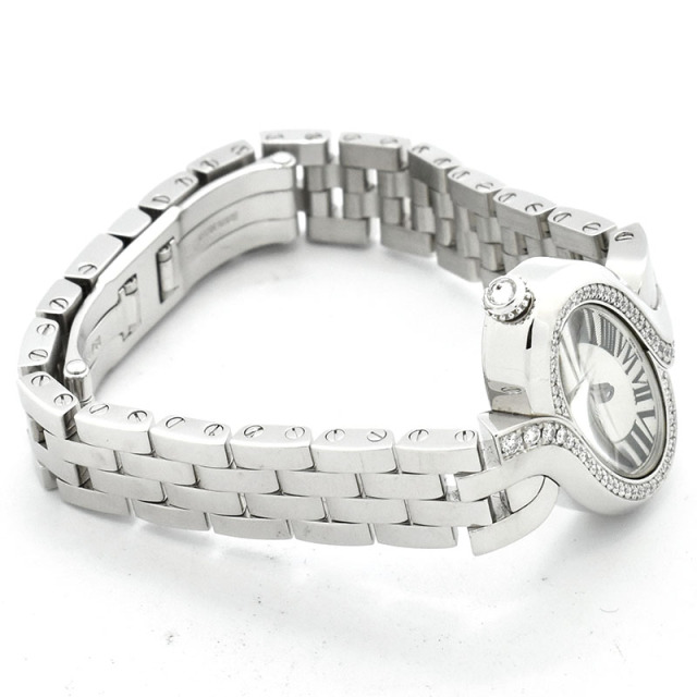 カルティエ CARTIER デリス ドゥ カルティエ WG800004 クォーツ 約30×36mm 18KWG USED 中古