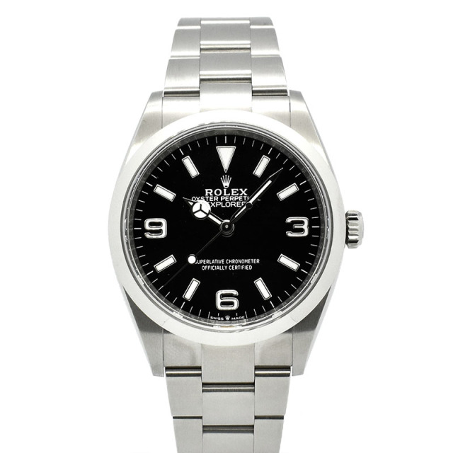 ロレックス　ROLEX　エクスプローラー1　Ref.124270　36mm　ブラック　USED　中古
