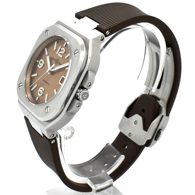 ベル&ロス BELL&ROSS BR 05 コッパ―ブラウン BR05A-BR-ST/SRB SS 40mm USED 中古