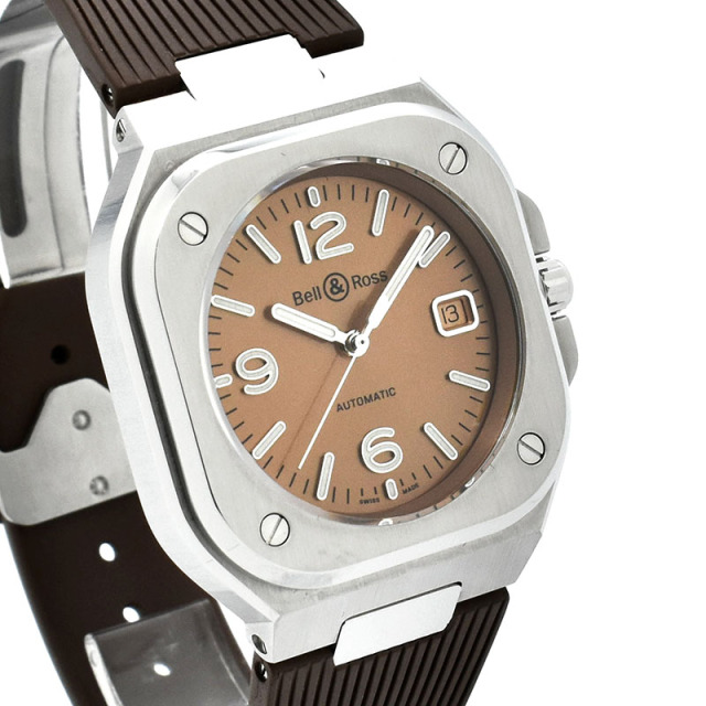 ベル&ロス BELL&ROSS BR 05 コッパ―ブラウン BR05A-BR-ST/SRB SS 40mm USED 中古