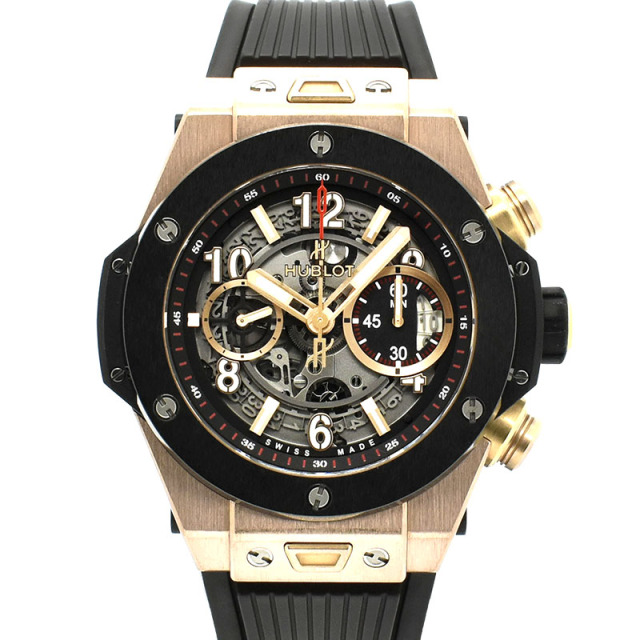 ウブロ　HUBLOT　ビッグバン ウニコ キングゴールド セラミック　411.OM.1180.RX　45mm　USED　中古