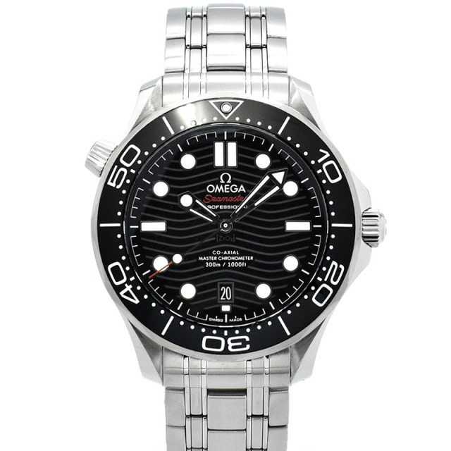 オメガ　OMEGA　シーマスター300 コーアクシャル マスタークロノメーター　210.30.42.20.01.001　ブラック　42mm　USED　中古
