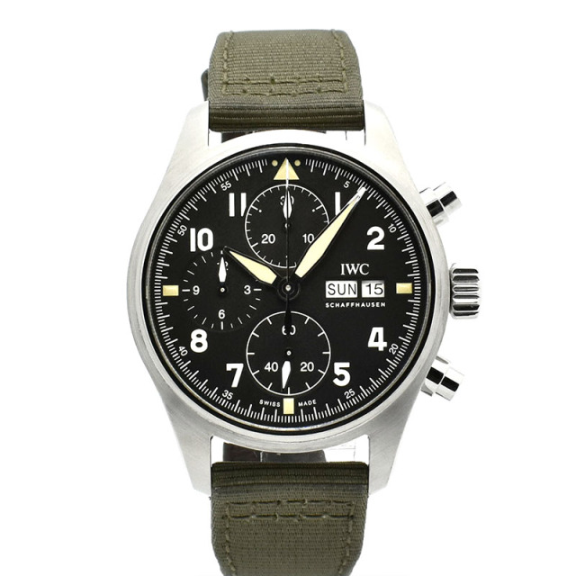IWC　パイロットウォッチ クロノグラフ スピットファイア　IW387901　41mm　USED　中古