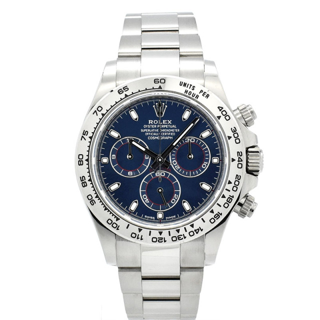 ロレックス　ROLEX　コスモグラフ デイトナ　Ref.116509　ブルー　18KWG　USED　中古