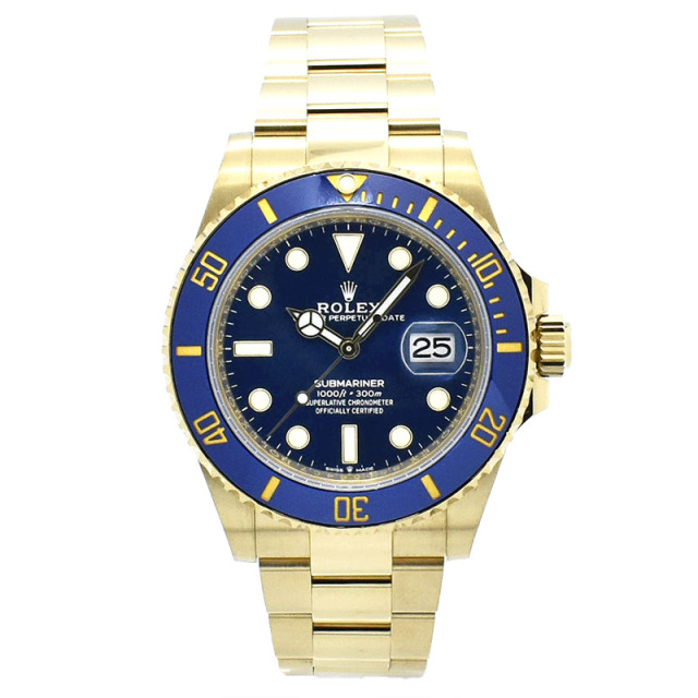 ロレックス　ROLEX　サブマリーナデイト　126618LB　18KYG　41mm　USED　中古