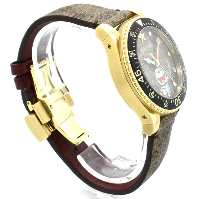 グッチ GUCCI ダイブ ドラえもん YA136335 中古