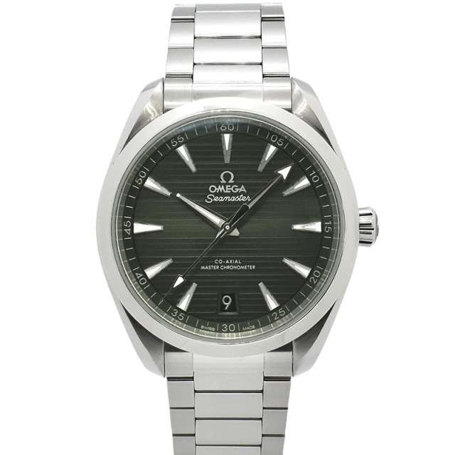 オメガ　OMEGA　シーマスター アクアテラ マスタークロノメーター　220.10.41.21.10.001　グリーン　41mm　USED　中古