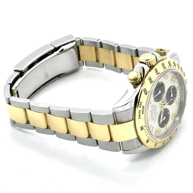 新品未使用。 中古)ROLEX ロレックス デイトナ 116523 ブルー アラビア（商品