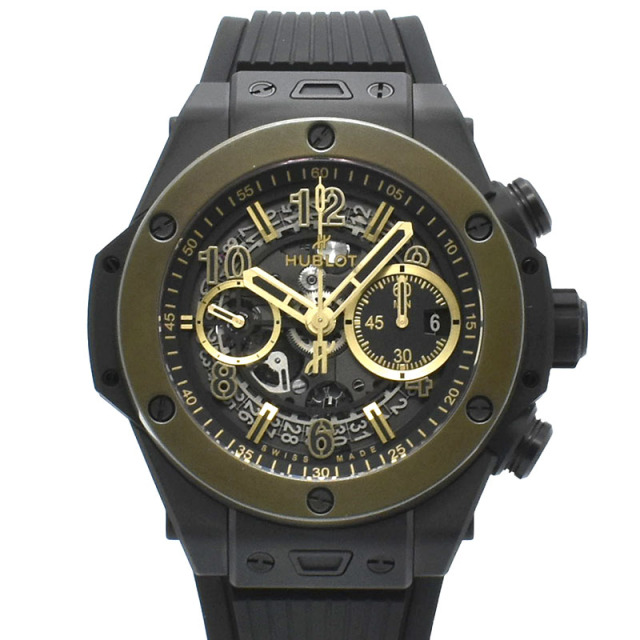 ウブロ　HUBLOT　ビッグバン ウニコ セラミック マジックゴールド　421.CM.1130.RX　44mm　USED　中古