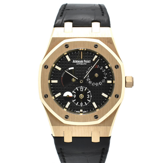 オーデマ・ピゲ　AUDEMARS PIGUET　ロイヤルオーク デュアルタイム　26120OR.OO.D002CR.01　18KPG　39mm　ブラック　USED　中古