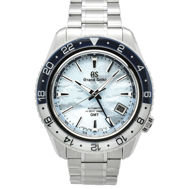 グランドセイコー　GRAND SEIKO　キャリバー9S メカニカル ハイビート36000 GMT 25周年記念限定モデル 雲海　SBGJ275　世界2000本限定　スカイブルー　44.2mm　未使用品