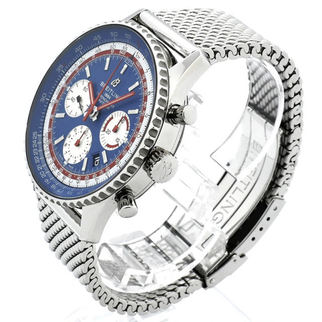 ブライトリング BREITLING ナビタイマー1 B01 クロノグラフ 43 パンナムエディション AB01212B1C1A1(A022P-1OCA) SS 43mm USED 中古