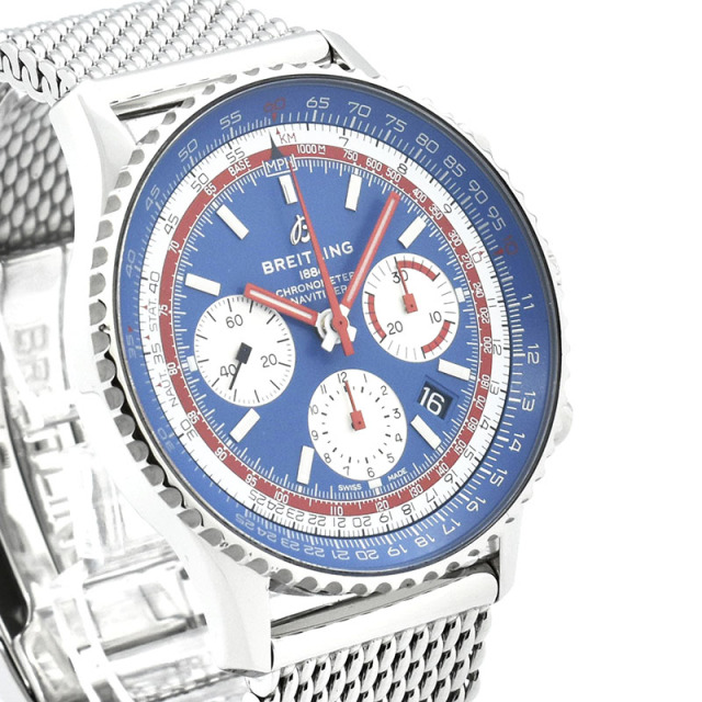 ブライトリング BREITLING ナビタイマー1 B01 クロノグラフ 43 パンナムエディション AB01212B1C1A1(A022P-1OCA) SS 43mm USED 中古